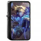 Ezreal League of Legends LoL - Oil Windproof Flip Top Black Lighters Briquet Encendedor E