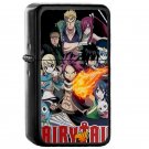 Anime Fairy Tail Best - Oil Windproof Flip Top Black Lighters Briquet Encendedor E
