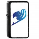 Anime Fairy Tail Logo Blue - Oil Windproof Flip Top Black Lighters Briquet Encendedor E