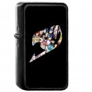Anime Fairy Tail Logo With Color D - Oil Windproof Flip Top Black Lighters Briquet Encendedor E