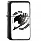 Anime Fairy Tail Proud Member - Oil Windproof Flip Top Black Lighters Briquet Encendedor E
