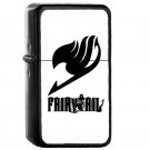 Anime Fairy Tail - Oil Windproof Flip Top Black Lighters Briquet Encendedor E