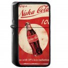 Fallout 4 Nuka Cola Logo - Oil Windproof Flip Top Black Lighters Briquet Encendedor E