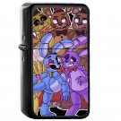 Fnaf The Gangs All Here - Oil Windproof Flip Top Black Lighters Briquet Encendedor E