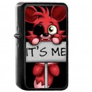 Fnaf Plush Foxy - Oil Windproof Flip Top Black Lighters Briquet Encendedor E