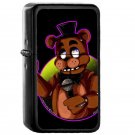 Fnaf Freddy Fazbear - Oil Windproof Flip Top Black Lighters Briquet Encendedor E