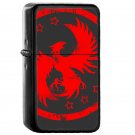 Firehawk - Oil Windproof Flip Top Black Lighters Briquet Encendedor E