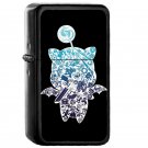 Final Fantasy Moogle Verse Blue - Oil Windproof Flip Top Black Lighters Briquet Encendedor E
