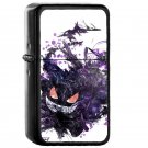 Gengar Pokemon - Oil Windproof Flip Top Black Lighters Briquet Encendedor E1