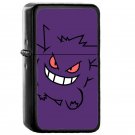 Gengar Pokemon - Oil Windproof Flip Top Black Lighters Briquet Encendedor E