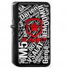 Gambit Gaming Cloud - Oil Windproof Flip Top Black Lighters Briquet Encendedor E