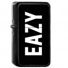 G Eazy - Oil Windproof Flip Top Black Lighters Briquet Encendedor E