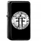Fringe Division - Oil Windproof Flip Top Black Lighters Briquet Encendedor E
