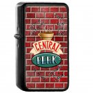 Friends Central Perk - Oil Windproof Flip Top Black Lighters Briquet Encendedor E