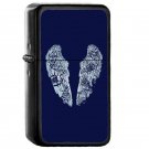 Coldplay - Oil Windproof Flip Top Black Lighters Briquet Encendedor E