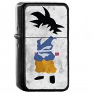 Goku Dragon Ball Z Japanese Anime - Oil Windproof Flip Top Black Lighters Briquet Encendedor E