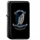 Emblem Grunge - Oil Windproof Flip Top Black Lighters Briquet Encendedor EE