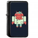 Droidberg Android - Oil Windproof Flip Top Black Lighters Briquet Encendedor EE