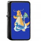 Dratini Evol Pokemon - Oil Windproof Flip Top Black Lighters Briquet Encendedor EE