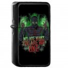 Ermac - Oil Windproof Flip Top Black Lighters Briquet Encendedor EE