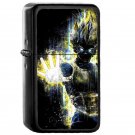 Epic Prince Of Fighters - Oil Windproof Flip Top Black Lighters Briquet Encendedor EE