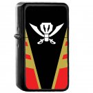 Gokaiger Suit Gokai Red  - Oil Windproof Flip Top Black Lighters Briquet Encendedor E