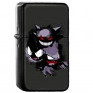 Ghostly Power - Oil Windproof Flip Top Black Lighters Briquet Encendedor E
