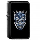 Blue Spirit Splatter - Oil Windproof Flip Top Black Lighters Briquet Encendedor EE