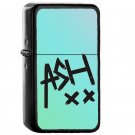 Blue Ombre Ash Xx - Oil Windproof Flip Top Black Lighters Briquet Encendedor EE