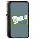 Blu Team Fortress 2 - Oil Windproof Flip Top Black Lighters Briquet Encendedor EE