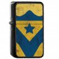 Booster Gold - Oil Windproof Flip Top Black Lighters Briquet Encendedor E2