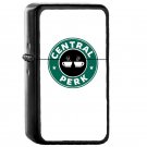Central Perk - Oil Windproof Flip Top Black Lighters Briquet Encendedor E