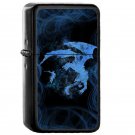 Dragonfight Cooltexture Inverted - Oil Windproof Flip Top Black Lighters Briquet Encendedor EE