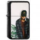 Bryson Tiller - Oil Windproof Flip Top Black Lighters Briquet Encendedor EE
