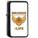 Bronze 4 Life LoL League of Legends - Oil Windproof Flip Top Black Lighters Briquet Encendedor EE
