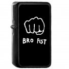 Bro Fist Pewdiepie Style - Oil Windproof Flip Top Black Lighters Briquet Encendedor EE