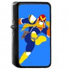 Captain Falcon Blocky - Oil Windproof Flip Top Black Lighters Briquet Encendedor EE