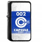 Capsule Corp Dragon Ball Z Japanese Anime Oil Windproof Flip Top Black Lighters Briquet Encendedor E