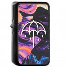 Bmth Thats The Spirit Oil Slick - Oil Windproof Flip Top Black Lighters Briquet Encendedor EE