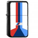 Bmw M - Oil Windproof Flip Top Black Lighters Briquet Encendedor EE