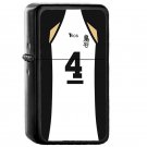 Bokutos Jersey - Oil Windproof Flip Top Black Lighters Briquet Encendedor EE