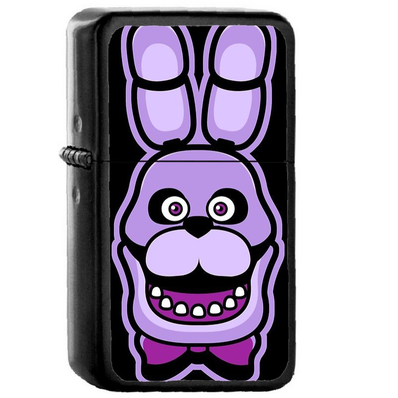 Bonnie Bunny FNAF 5NAF Five Nights At Freddys Oil Windproof Flip Top Black Lighters