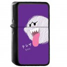 Boo Scribble - Oil Windproof Flip Top Black Lighters Briquet Encendedor EE