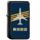 Cabin Pressure Flight Plane Air - Oil Windproof Flip Top Black Lighters Briquet Encendedor EE