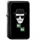 Breaking Bad Heisenberg Logo - Oil Windproof Flip Top Black Lighters Briquet Encendedor EE