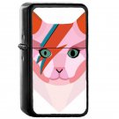 Bowie Cat - Oil Windproof Flip Top Black Lighters Briquet Encendedor EE