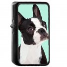 Boston Terrier - Oil Windproof Flip Top Black Lighters Briquet Encendedor EE