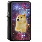 Doge Space Skins - Oil Windproof Flip Top Black Lighters Briquet Encendedor EE