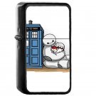 Doctor Mochi Who Tardis - Oil Windproof Flip Top Black Lighters Briquet Encendedor EE