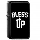 Dj Khaled Bless Up - Oil Windproof Flip Top Black Lighters Briquet Encendedor EE